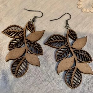 Hanging Leaf Earrings
